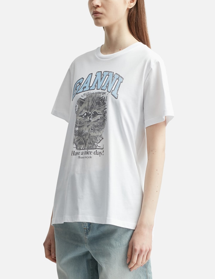 Ganni Basic Jersey Kitty Margot Relaxed T-shirt