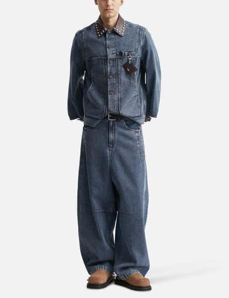 Mix Media Denim Jacket view 14