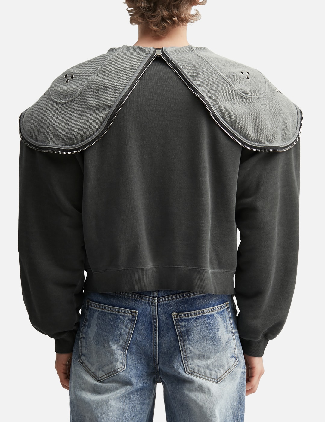 Bulk Shoulder Gladiator Zip-Up Hoodie view 19