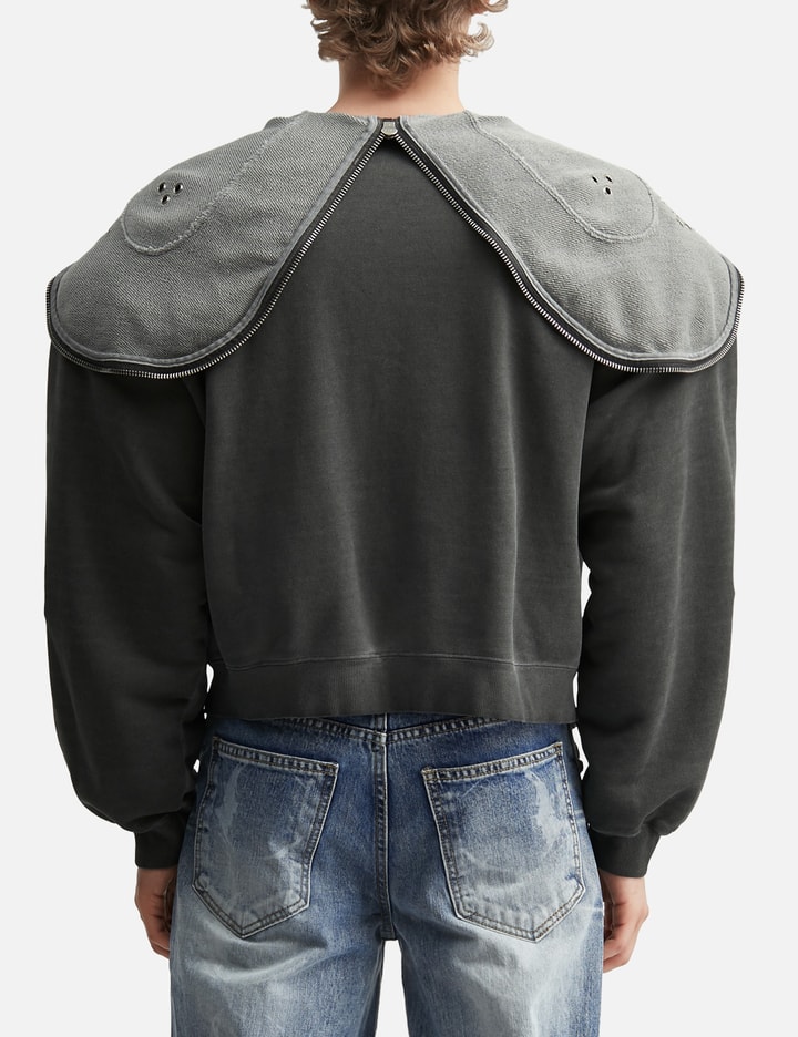 THUG CLUB Bulk Shoulder Gladiator Zip-Up Hoodie