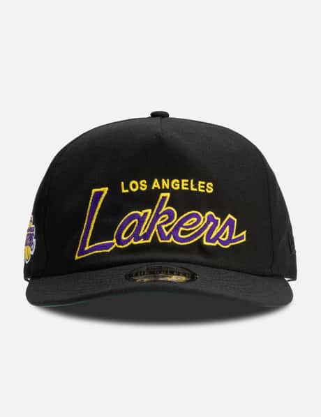 New Era Golfer NBA Script Los Angeles Lakers