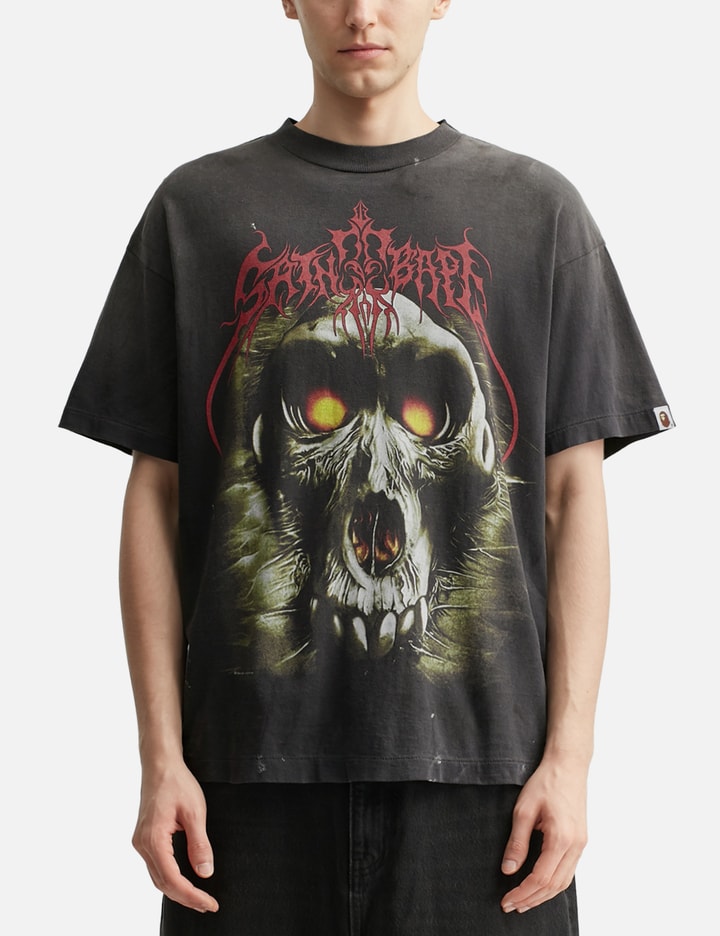 SAINT Mxxxxxx x A Bathing Ape Saint Bape Short Sleeve T-shirt Placeholder Image