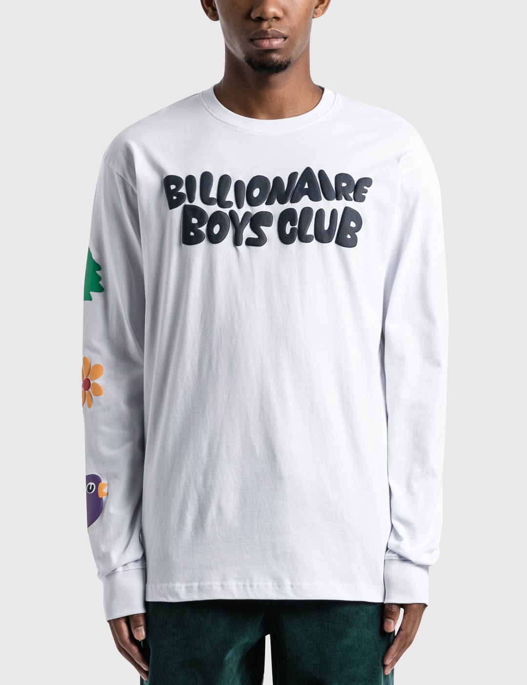 Billionaire Boys Club monogram-print Long-Sleeve Shirt - White