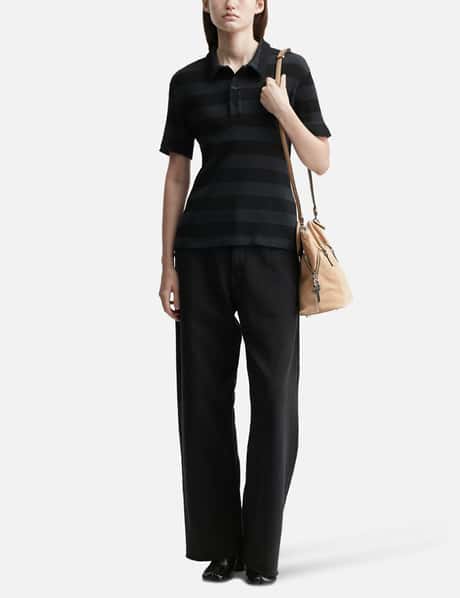 Ribbed Polo Top view 11