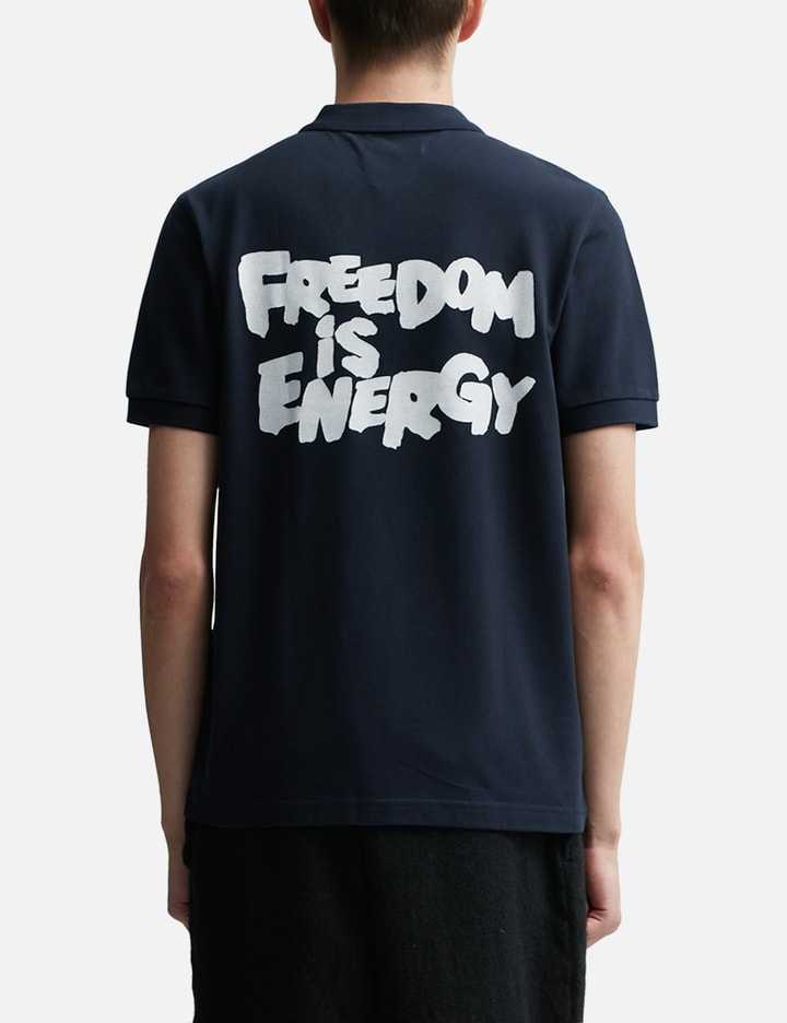 CDG Shirt X Fred Perry Short Sleeve Polo "Freedom is energy" Placeholder Image