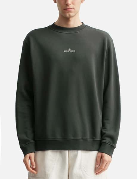 Cotton Fleece 'Industrial Four' Print Sweatshirt view 11