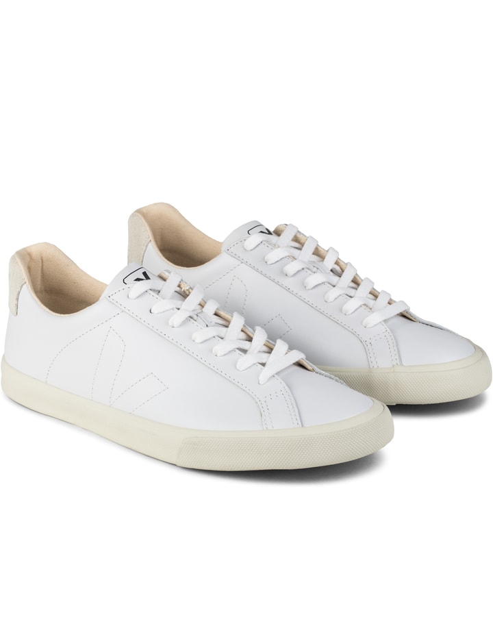 White Esplar Leather Sneakers Placeholder Image