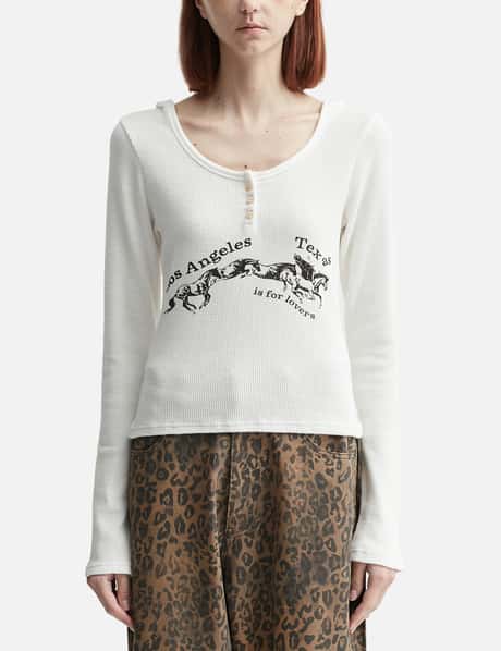 グロウニー Texas Waffle Long Sleeve