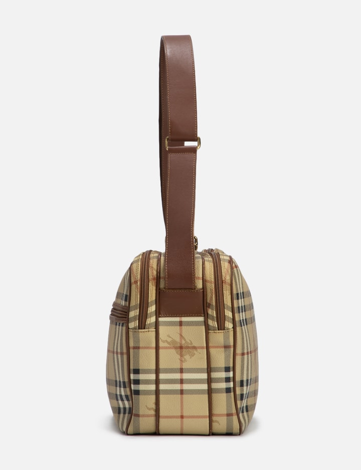 Shop Burberry Plaided Crossbody Bag In Multicolor