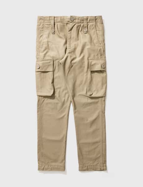 WTAPS Wtaps Branded Buttton Khaki Cargo Pants
