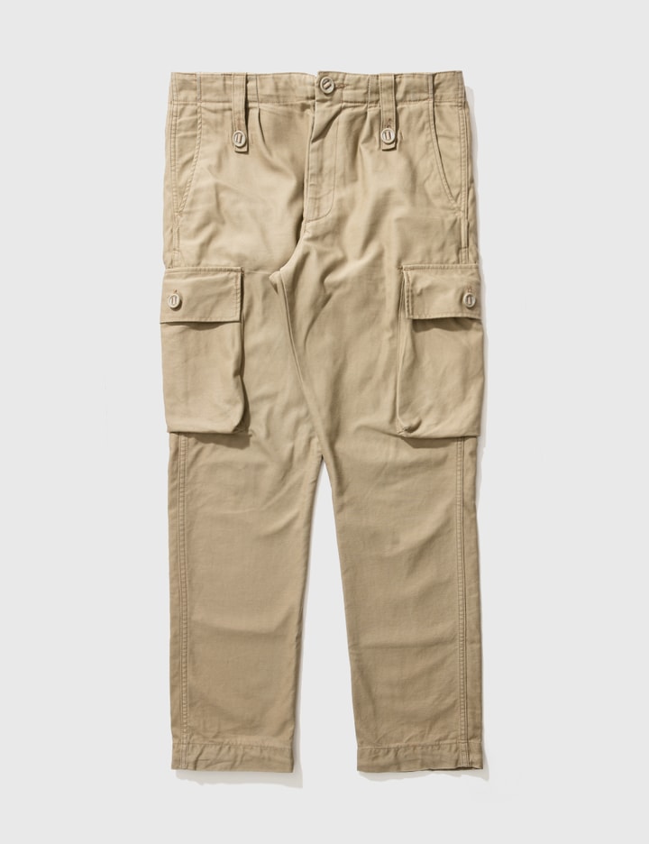 Wtaps Branded Buttton Khaki Cargo Pants Placeholder Image