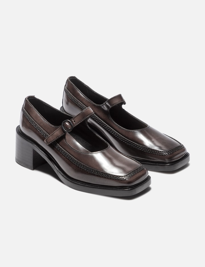 Sio Heeled Mary Jane Loafers Placeholder Image