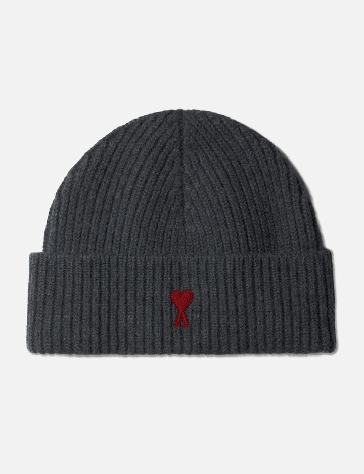 Ami Wool Beanie With Ami De Coeur