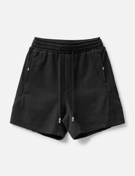 C2H4 Double Waist Sweatshorts