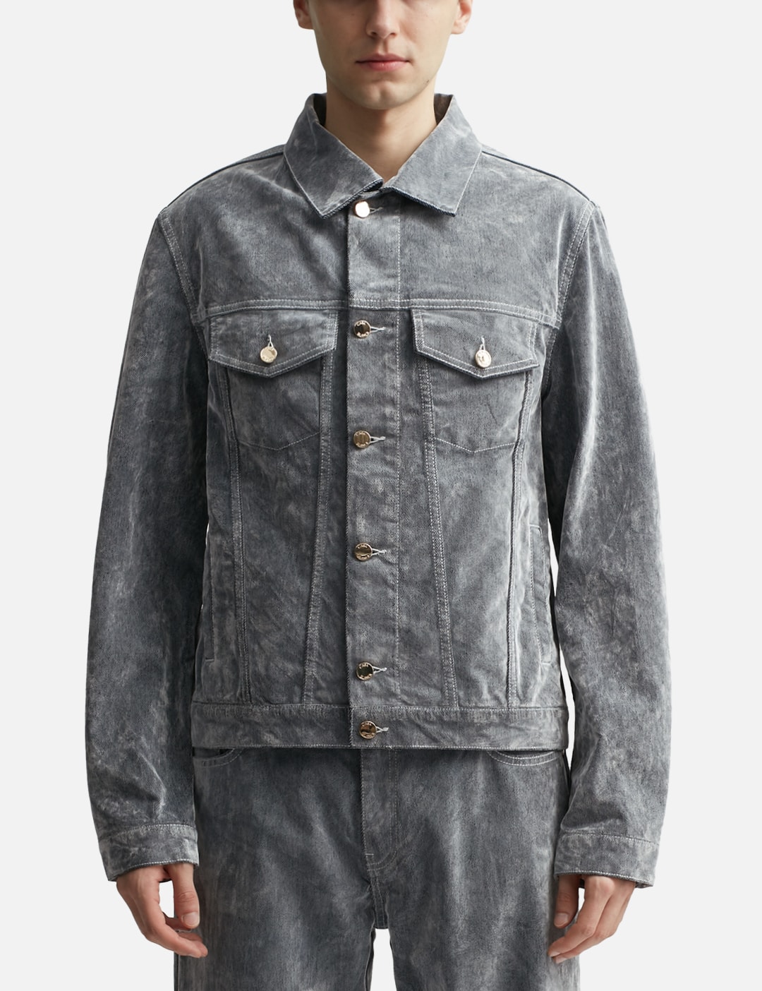 Peach Denim Jacket view 18