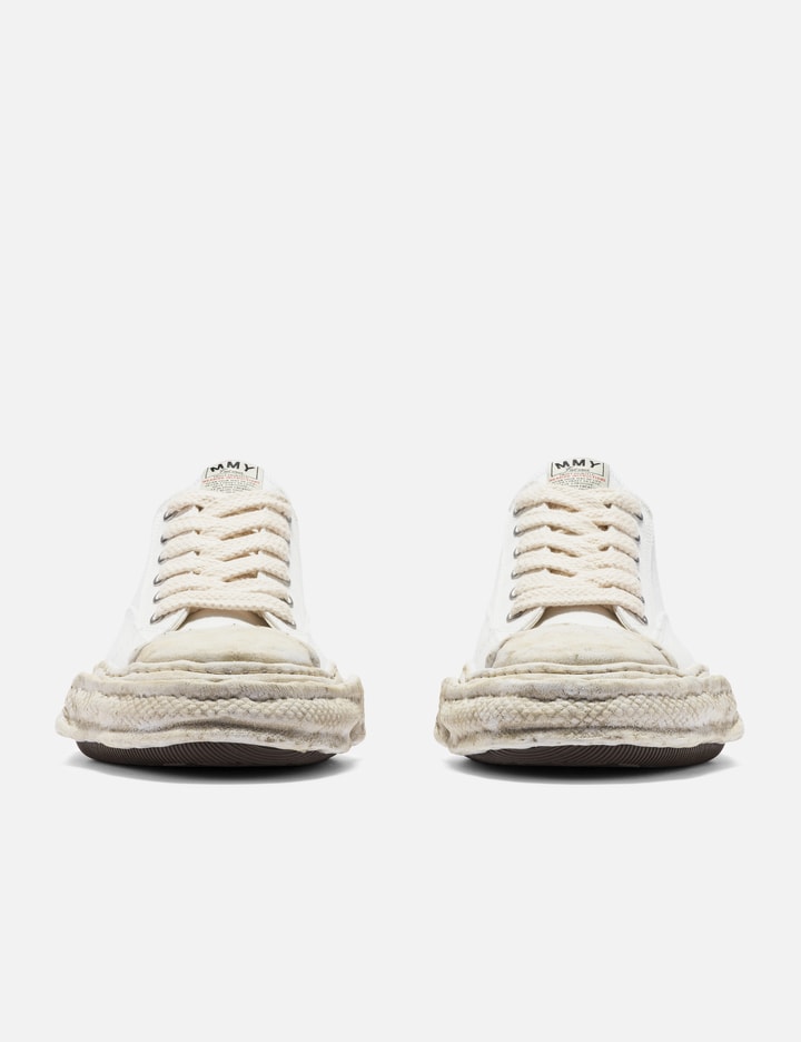 Miharayasuhiro Original Sole Garment Dyed Canvas Low-top Sneaker In White