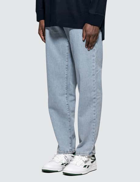 Perry Ellis Light Washed Denim Jeans HBX - Main Image