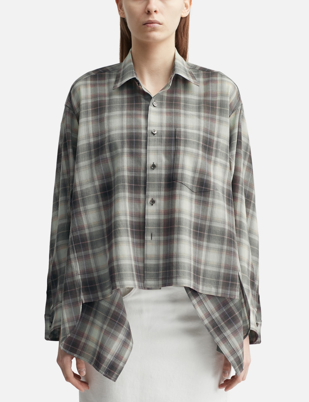 Double-End Fresco Flannel Check Shirt view 19