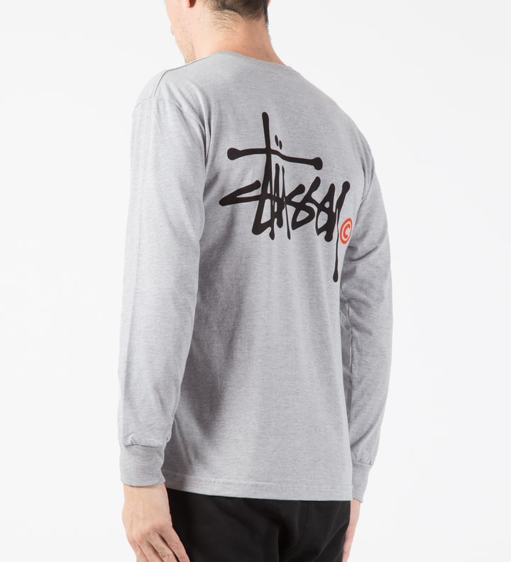 Heather Grey Basic Logo L/S T-Shirt Placeholder Image