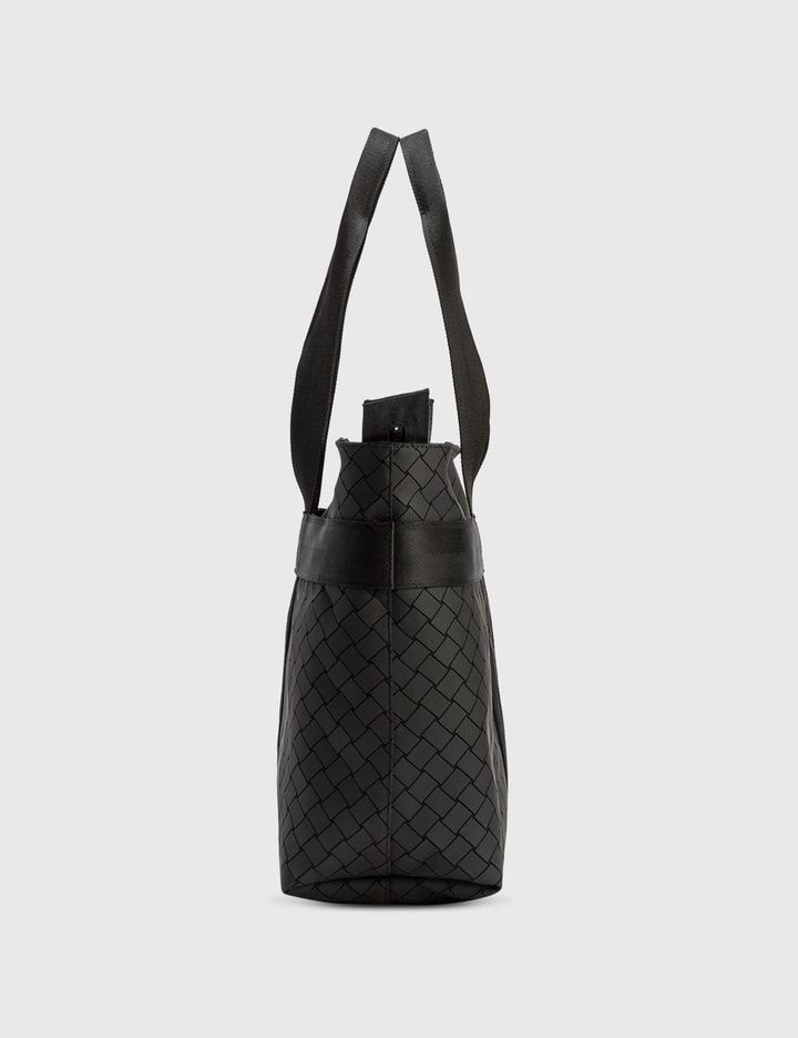 Bottega Veneta Black Rubber Intrecciato Tote Bottega Veneta