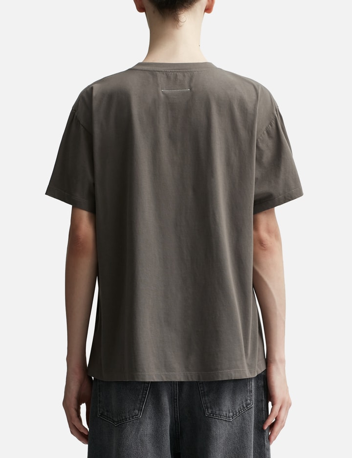 Shop Mm6 Maison Margiela Cat &amp; Wool Print T-shirt In Brown