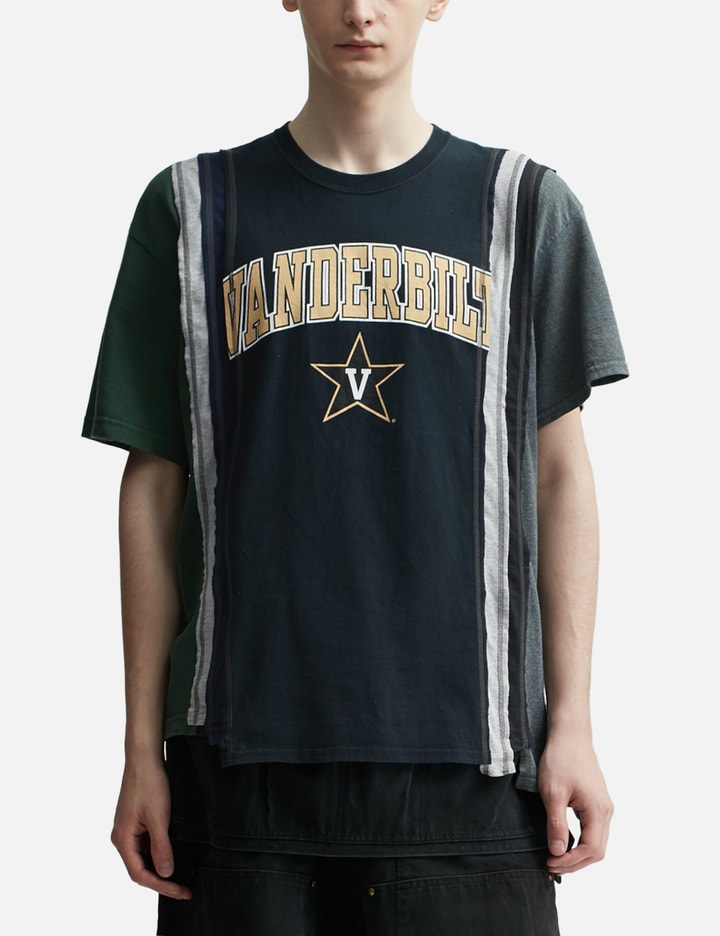 Shop Needles 7 Cuts Wide T-shirt - College In Multicolor