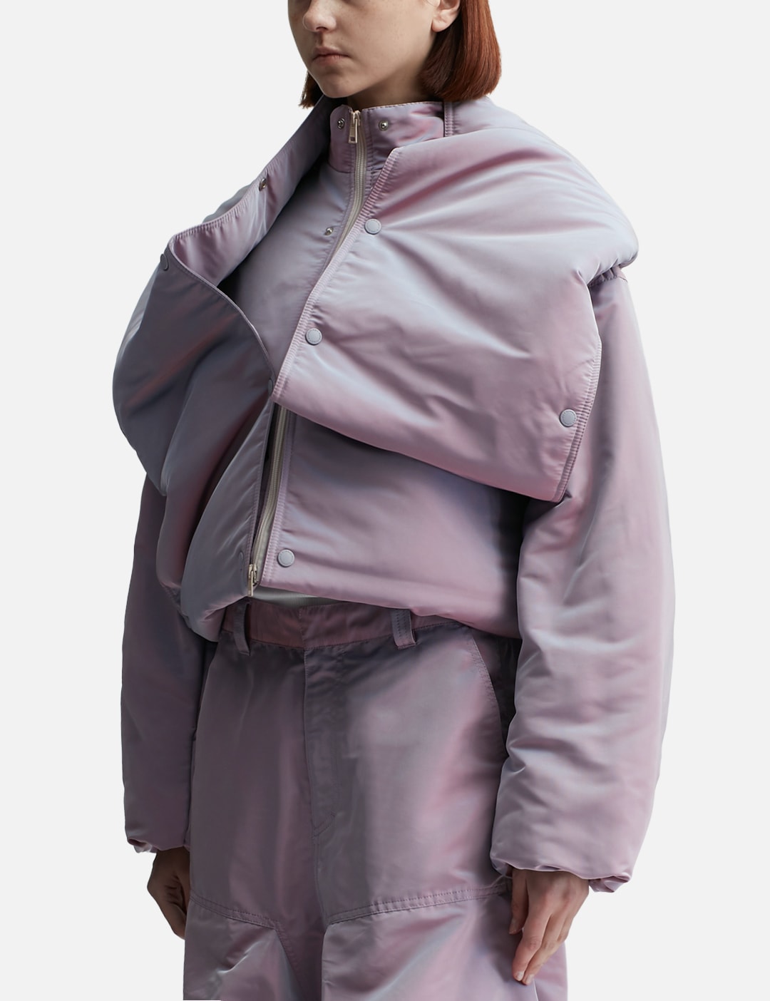 Snap Off Puffer Jacket view 11