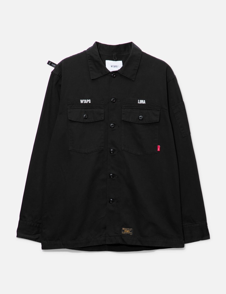 Wtaps Military Pocket Shirt Jacket In Black