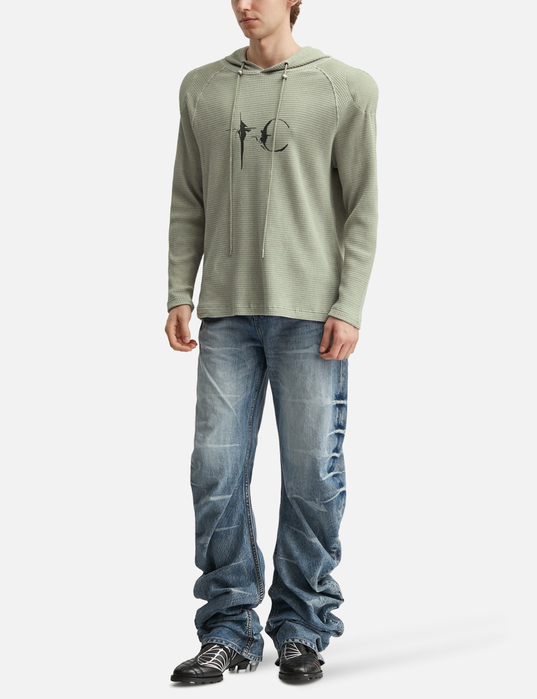 Bulk Shoulder Waffle Hoodie view 20