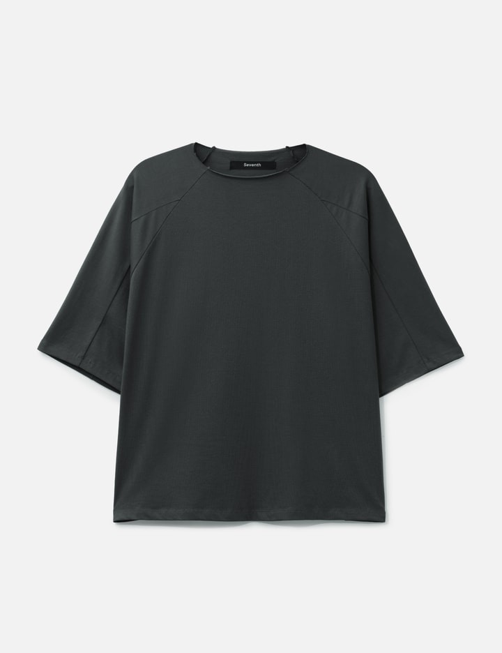 Seventh Box Cut Tee In Black