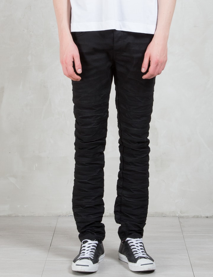Type-268 Rigid Black Japanese Denim 5 Pockets Jeans Placeholder Image