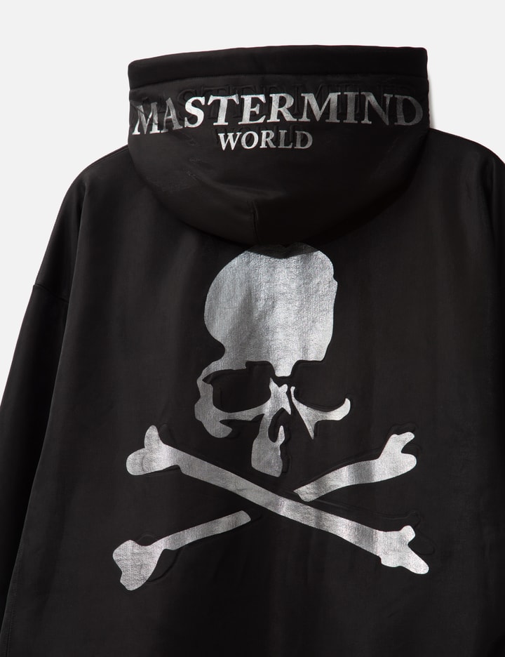 Sheer Layered Zip-up Boxy Hoodie Placeholder Image
