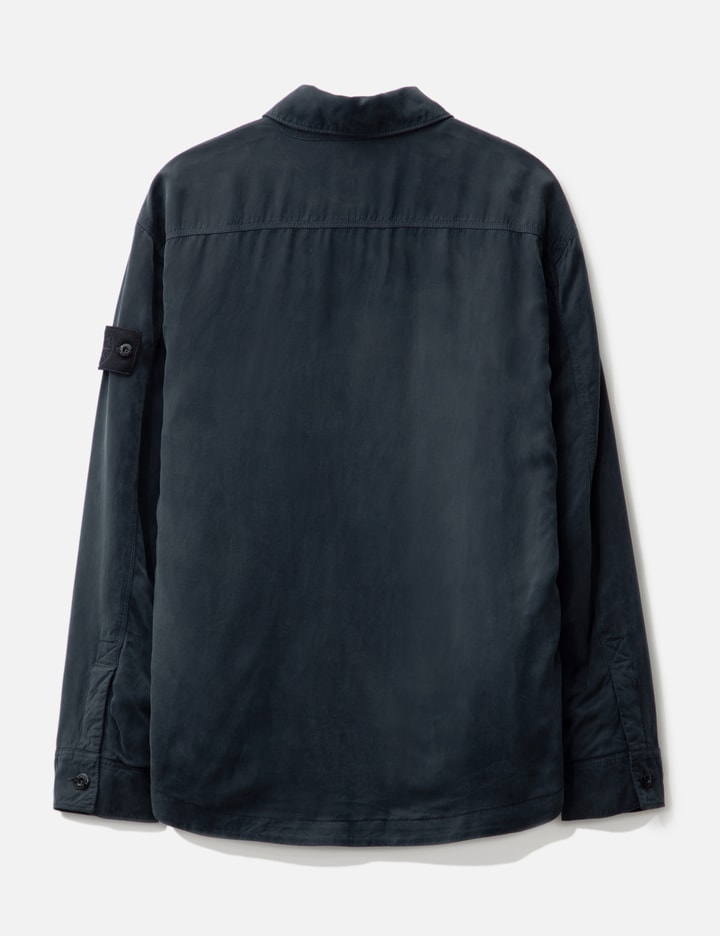 Shop Stone Island Ghost Piece Overshirt In Blue