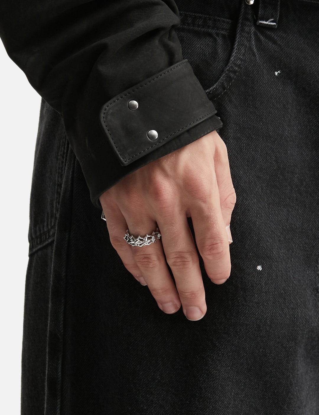 Spinebone W/ Crystal Ring view 9
