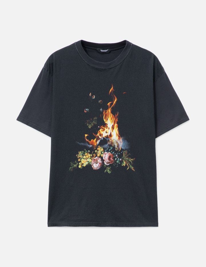 Undercover X Emma Bennett Burning Flower Short Sleeve T-Shirt Placeholder Image