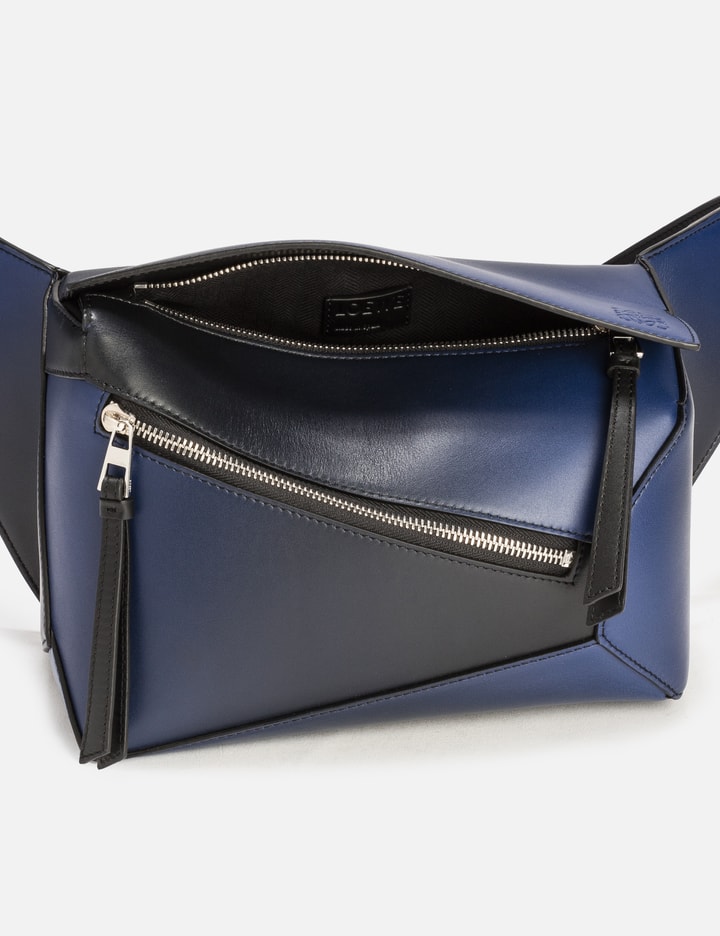 Shop Loewe Small Puzzle Bumbag In Blue