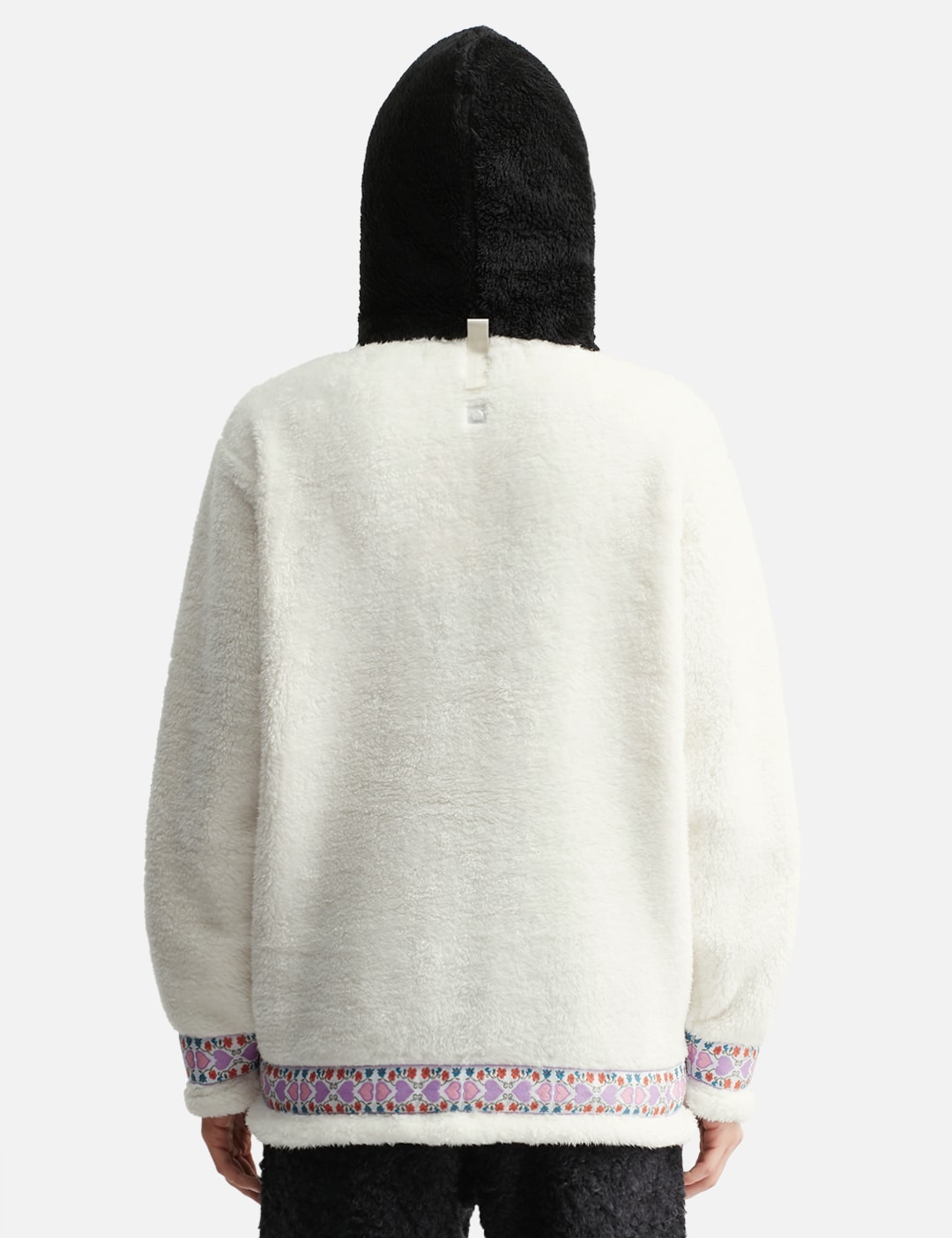 Abc. Bear Patch Boa Fleece Pullover Hoodie view 13