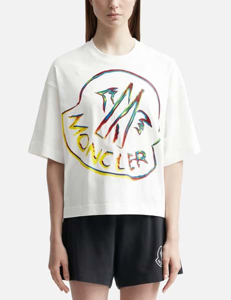 Moncler 로고 쇼트 슬리브 티셔츠