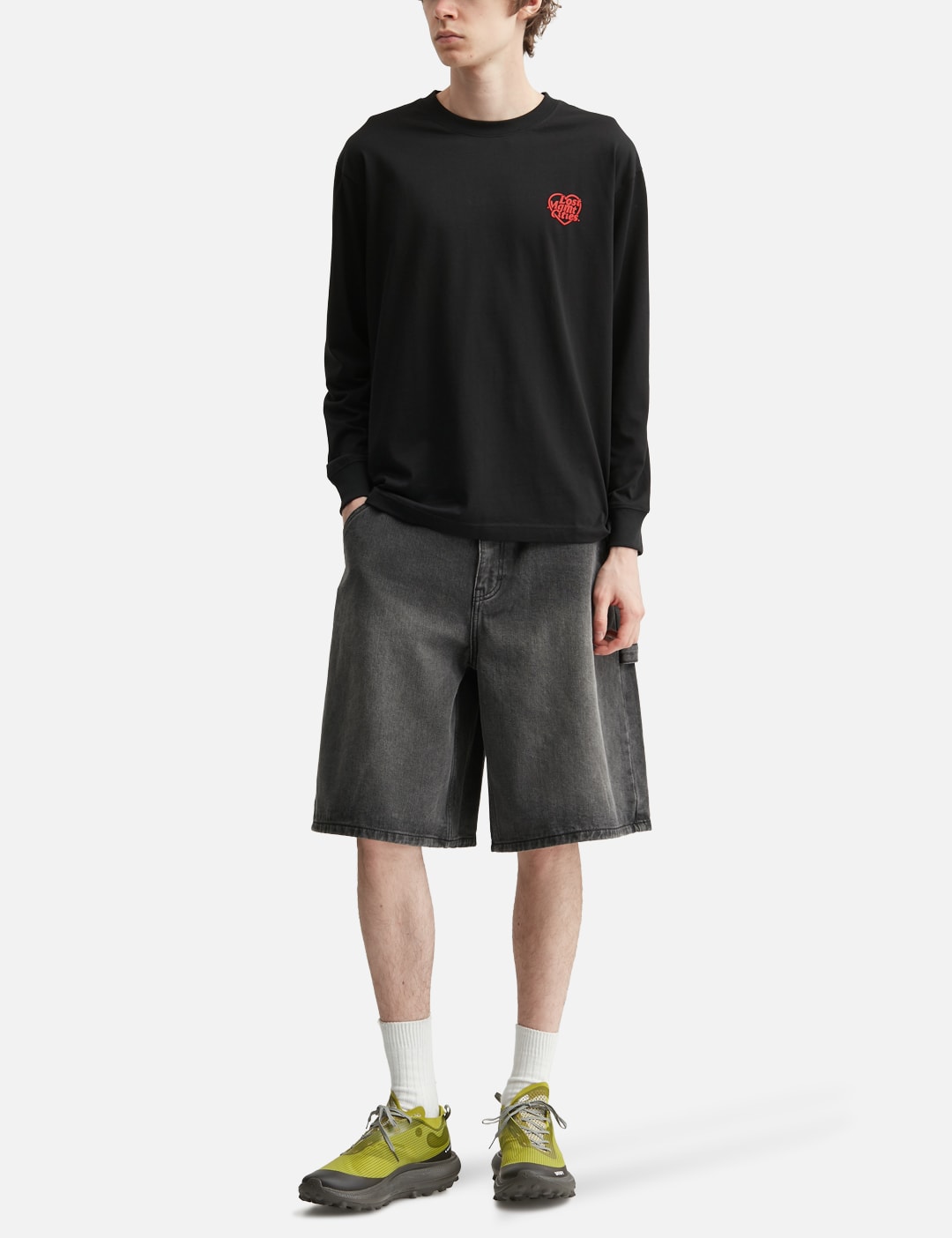 Heart Globe Long Sleeve T-Shirt view 15
