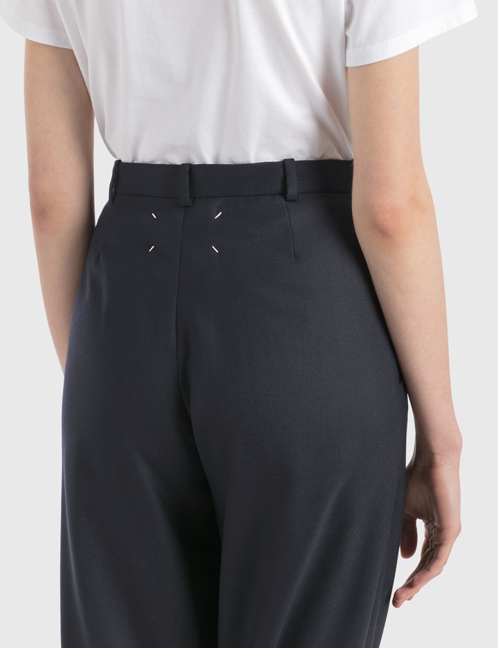 Wool Blended Pants With Tie Details Placeholder Image