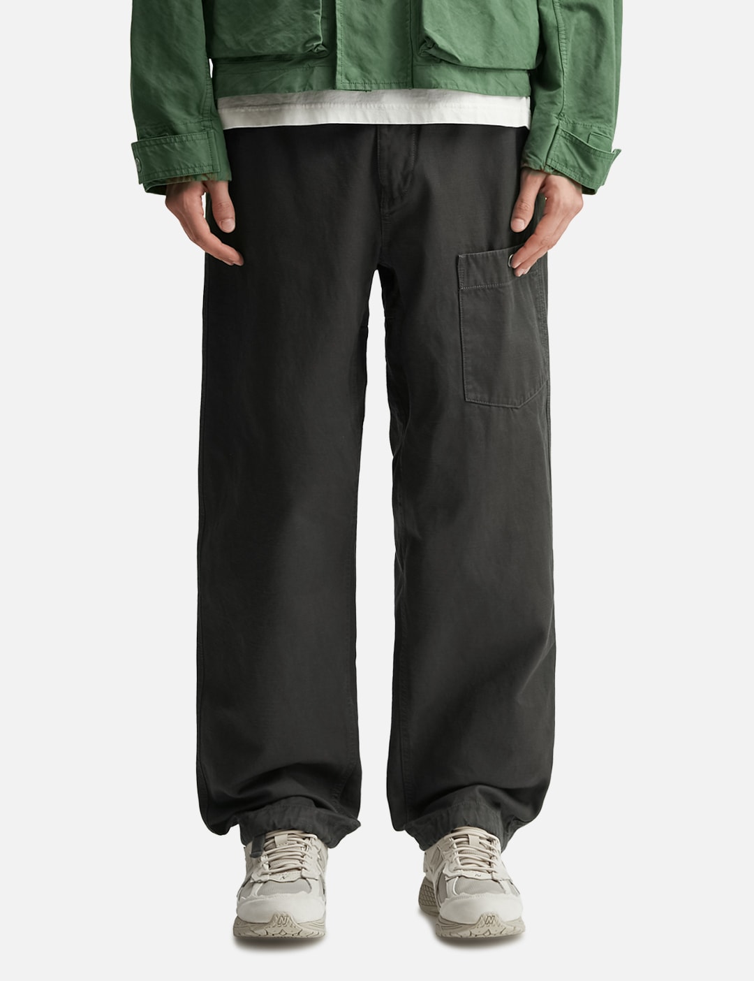 Slub Cotton Batavia-TC_S.I. Marina Loose-Fit Cargo Trousers view 18