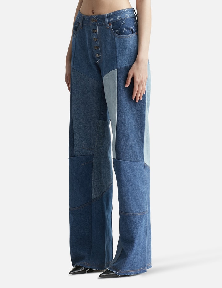 리제네레이티드 데님 모노그램 와이드 레그 트라우저 Placeholder Image