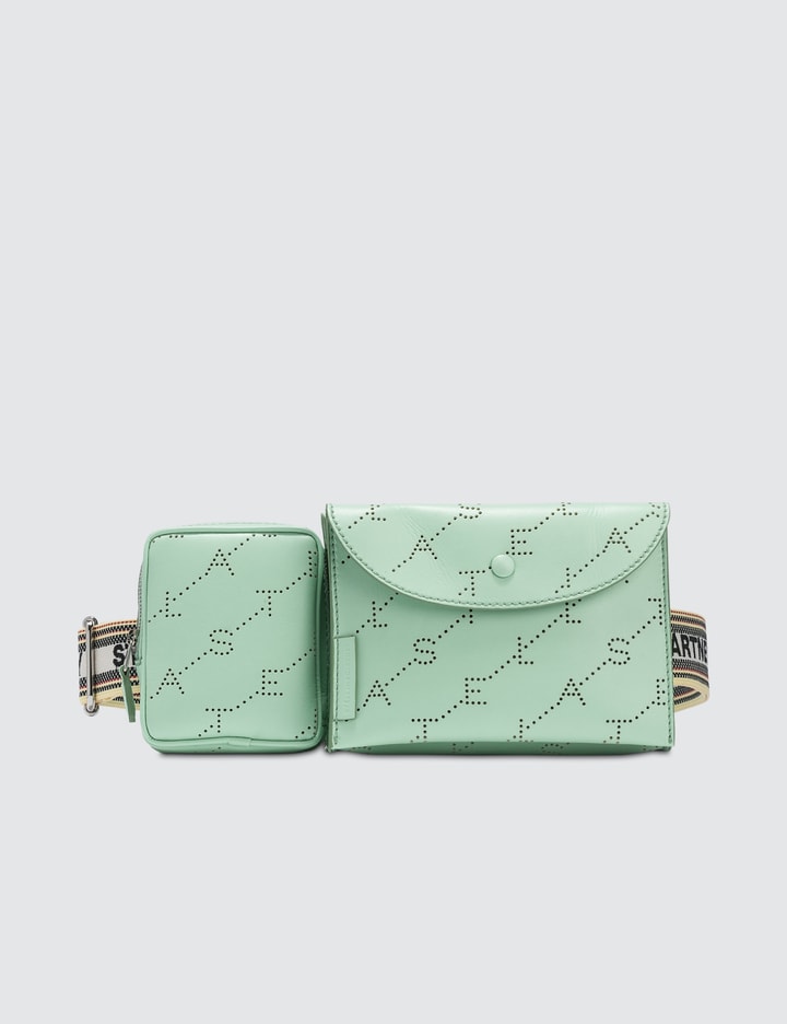 Two-way Monogram Utility Belt Bag in Pastel Green Placeholder Image