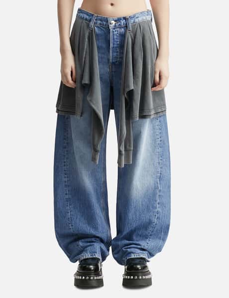 T By Alexander Wang Pre-Styled Balloon Leg Jean