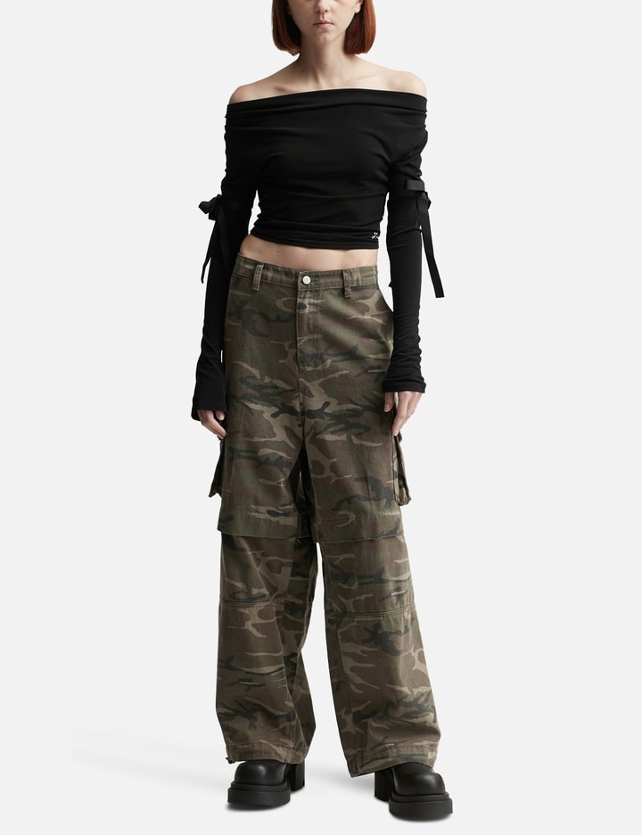 CAMO POCKET CARGO PANTS Placeholder Image