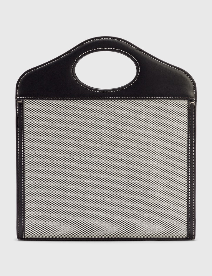 Mini Tri-Tone Cotton Canvas and Leather Pocket Bag Placeholder Image