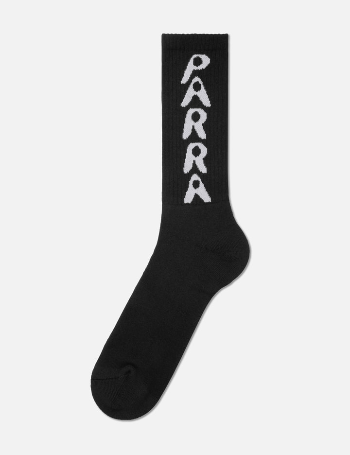 Shop By Parra Hole Logo Crew Socks In Black