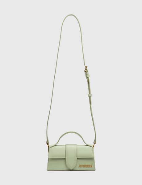 Le bambino leather crossbody bag Jacquemus Green in Leather - 32173436