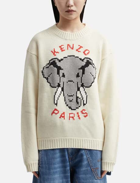 Kenzo 'Kenzo Elephant' Wool Sweater