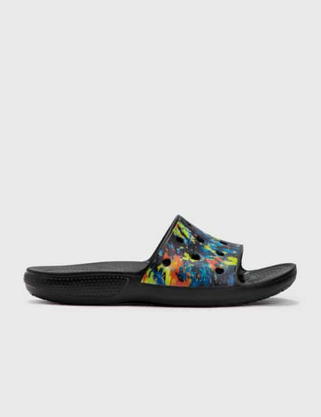 Crocs Classic Tiedyed Graphic Slides